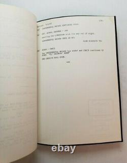 BLAME IT ON THE NIGHT / Len Jenkin 1983 Screenplay, Story Written by MICK JAGGER