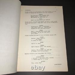 BLOODBROTHERS (1977) Original Academy Award Nominated Script Draft + COA