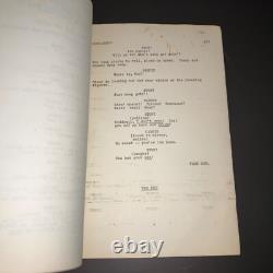 BLOODBROTHERS (1977) Original Academy Award Nominated Script Draft + COA