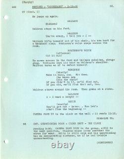 BOOMERANG (1946) Revised film script by Richard Murphy for Elia Kazan film noir