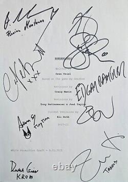 BORDERLANDS Movie Script Signed By 10-Jamie Lee Curtis, Cate Blanchett, etc