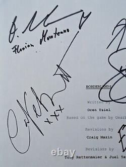 BORDERLANDS Movie Script Signed By 10-Jamie Lee Curtis, Cate Blanchett, etc