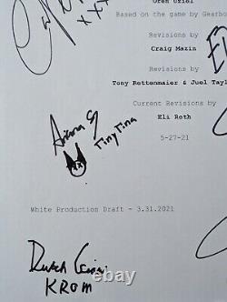 BORDERLANDS Movie Script Signed By 10-Jamie Lee Curtis, Cate Blanchett, etc