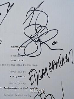 BORDERLANDS Movie Script Signed By 10-Jamie Lee Curtis, Cate Blanchett, etc