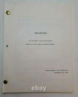 BRAVE NEW WORLD / Dan Mazur 1997 Screenplay Office Copy, Leonard Nimoy film