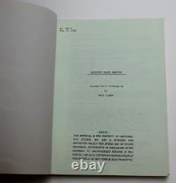 BRIGHTON BEACH MEMOIRS / Neil Simon 1985 Movie Script Screenplay, Comedy Film