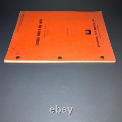 BUSTIN' LOOSE Original 1981 Script Richard Pryor Final Draft COA