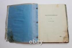 BUTCH CASSIDY AND THE SUNDANCE KID / 1968 Movie Script Screenplay WATER STAINED