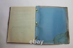 BUTCH CASSIDY AND THE SUNDANCE KID / 1968 Movie Script Screenplay WATER STAINED