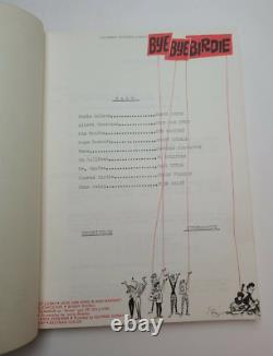 BYE BYE BIRDIE / Irving Brecher 1962 Screenplay, Dick Van Dyke, musical film