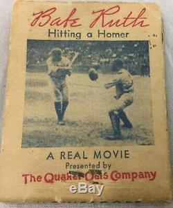 Babe Ruth 34 Quaker Oaks Flip Movie Book & 34,35 Babe Boston 66 Pg Scrapbook