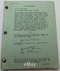 Baby Blue Marine 1975 Movie Script starring Jan Michael Vincent from Airwolf