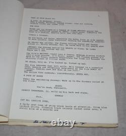 Backdraft Original Movie Script Screenplay Gregory Widen 1987 Imagine Cover