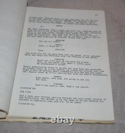 Backdraft Original Movie Script Screenplay Gregory Widen 1987 Imagine Cover