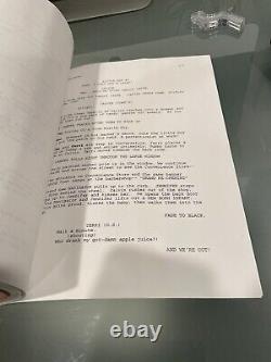 Barbershop Original Movie Script Screenplay 2002 Film, Ice Cube, Cedric Prop