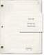 Barry Levinson Rain Man Original Screenplay For The 1988 Film #160144