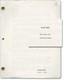 Barry Levinson Rain Man Original Screenplay For The 1988 Film #160144