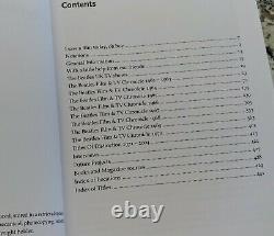 Beatles Film and TV Chronicle 1961 1970 Hardcover Book with Free DVD Set