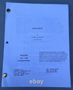 Before Sunrise Richard Linklater Original 1995 Movie Script 1994 Ethan Hawke