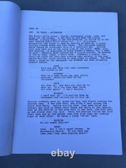 Before Sunrise Richard Linklater Original 1995 Movie Script 1994 Ethan Hawke