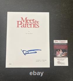 Ben Stiller Signed Autograph Meet The Parents Movie Script Cover Jsa Coa