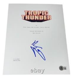 Ben Stiller Signed Autograph Tropic Thunder Full Movie Script Screenplay Beckett