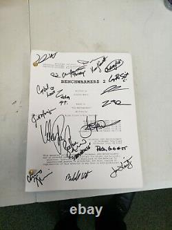 Benchwarmers 2 Breaking Balls Autographed Movie Script (16 Signatures)