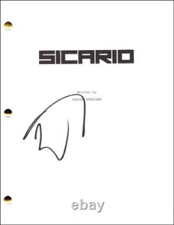 Benicio del Toro Signed Autograph Sicario Full Movie Script Screenplay Alejandro