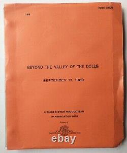 Beyond the Valley of the Dolls (1969) ORIGINAL Russ Meyer Movie Script