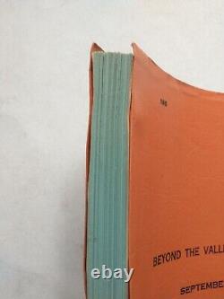 Beyond the Valley of the Dolls (1969) ORIGINAL Russ Meyer Movie Script