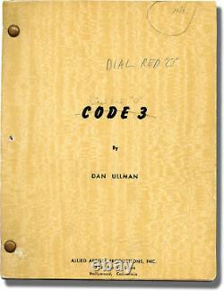 Bill Elliott DIAL RED O CODE 3 Original screenplay for the 1955 film #145765