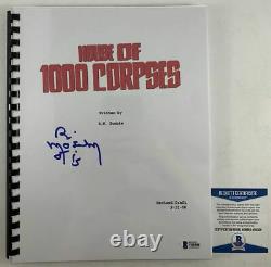 Bill Moseley Autographed House of 1000 Corpses Full Movie Script Signed BAS COA