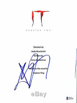 Bill Skarsgard Authentic Signed IT Chapter Two Movie Script Cover BAS #Q79734