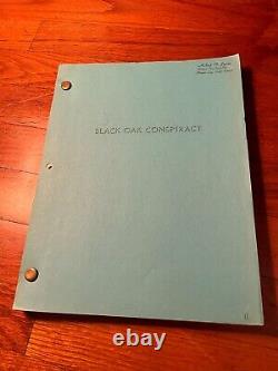 Black Oak Conspiracy Rare Original 1976 B-Movie Script Owned by Robert F Lyons