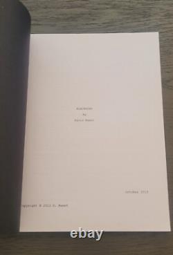 Blackbird an Unproduced Movie screenplay by David Mamet