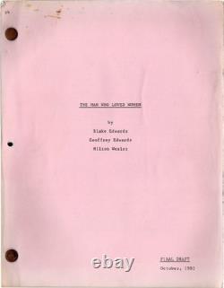 Blake Edwards MAN WHO LOVED WOMEN Original screenplay for the 1983 film #169091