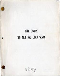 Blake Edwards MAN WHO LOVED WOMEN Original screenplay for the 1983 film #171906