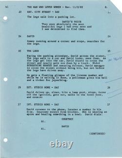 Blake Edwards MAN WHO LOVED WOMEN Original screenplay for the 1983 film #171906