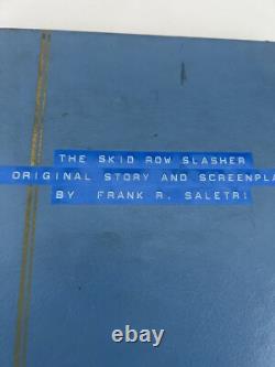 Blaxploitation Horror Film The Skid Row Slasher Screenplay Draft 2 Frank Saletri