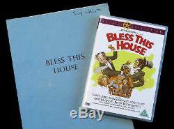 Bless This House Sid James UK 1972 Original Production Film Script Carry On