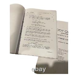 Body Of Lies Original Movie Script Call Sheet DiCaprio Russel Crowe Ridley Scott