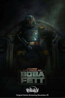 Book of Boba Fett 27x40 1 Sheet DS Movie Poster Double sided MANDALORIAN