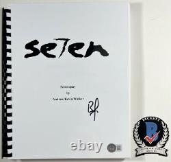 Brad Pitt Signed Se7en Complete Movie Script Autograph Seven BAS COA