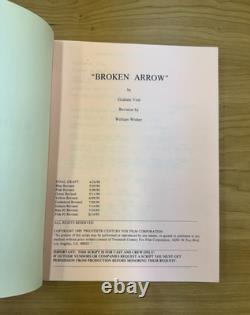 Broken Arrow 1996 Movie Script John Woo Travolta Christian Slater with Revisions