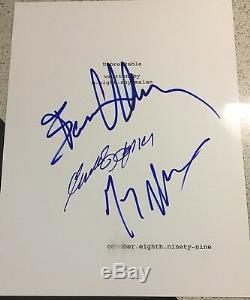 Bruce Willis Samuel L Jackson M Night Signed Autograph Unbreakable Movie Script