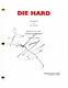 Bruce Willis Signed Autograph Die Hard Movie Script Alan Rickman, Pulp Fiction