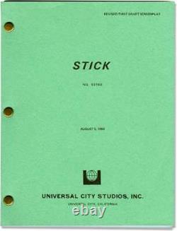 Burt Reynolds STICK Original screenplay for the 1985 film 1983 #119774