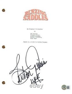 Burton Gilliam Signed Autograph Blazing Saddles Movie Script Screenplay BAS COA