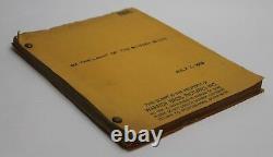 By the Light of the Silvery Moon / DORIS DAY 1952 Movie Script, USED BY PRODUCER