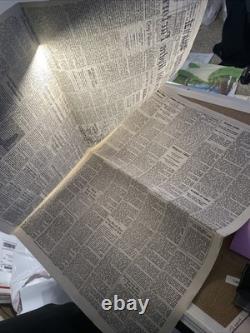 CAPTAIN AMERICA movie prop production Original COA NEWSPAPER Comic Book Art X1